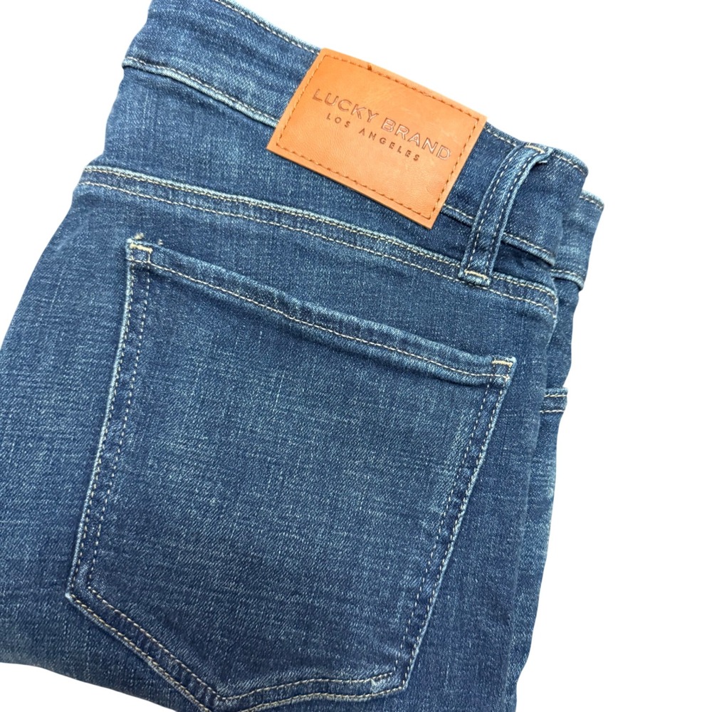 Lucky Brand Sweet Straight Mid Rise Jeans Medium Wash Blue Size 12/31 Regular